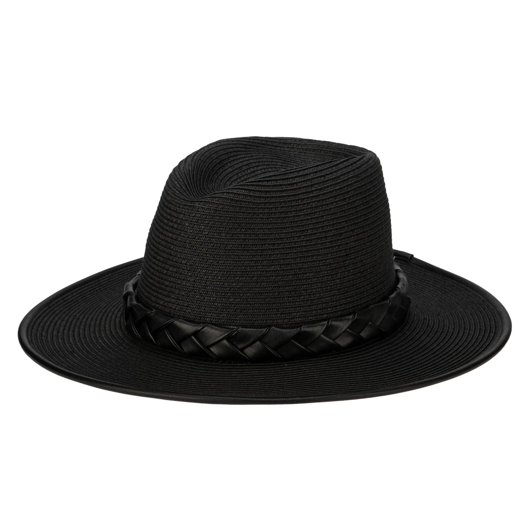 Black fedora hat