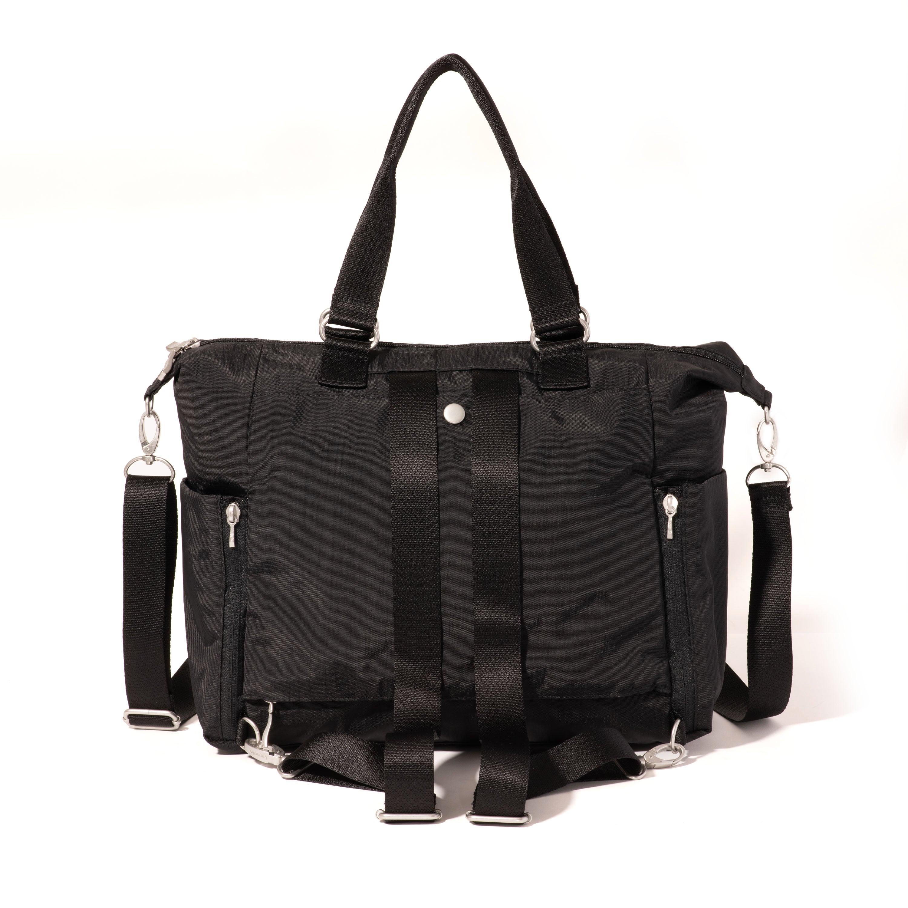 Trifecta Convertible Backpack. Three ways to wear: as a backpack, shoulder tote, or crossbody. 
