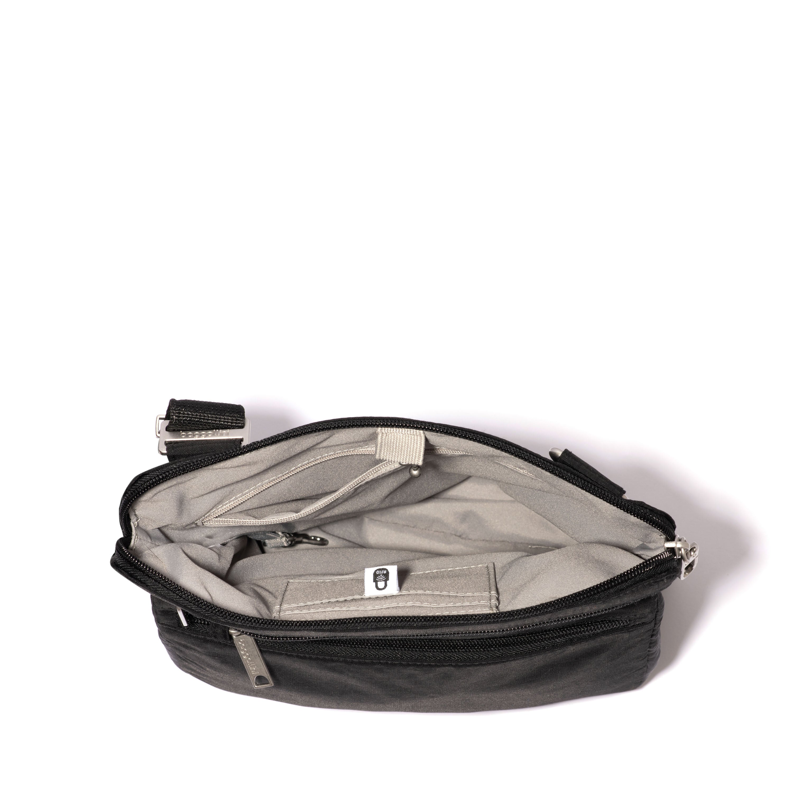 Securtex Anti-Theft Large Crossbody with lightweight water-repellent material - interior view.